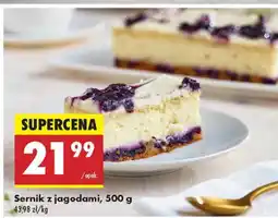 Biedronka Sernik z jagodami Biedronka oferta