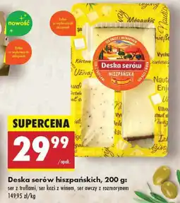 Biedronka Ser deska serów hiszpańskich Biedronka oferta