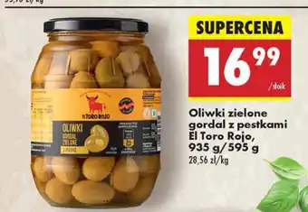 Biedronka Oliwki zielone gordal z pestkami El Toro Rojo oferta