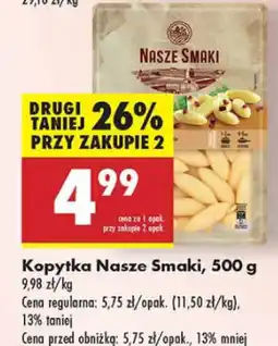 Biedronka Kopytka Nasze Smaki oferta