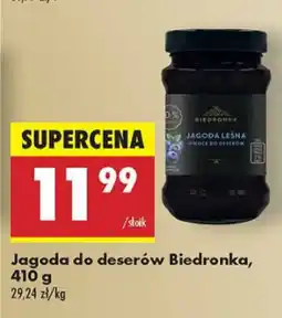 Biedronka Jagoda do deserów Biedronka oferta
