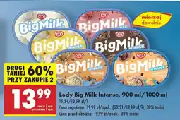 Biedronka Lody Big Milk Intense oferta