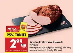 Biedronka Szynka królewska Olewnik oferta