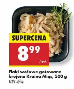 Biedronka Mięso flaki wołowe gotowane krojone Kraina Mięs oferta