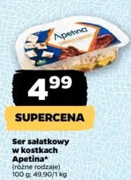 Netto Ser sałatkowy w kostkach Apetina oferta
