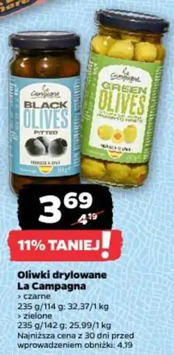 Netto Oliwki drylowane La Campagna oferta