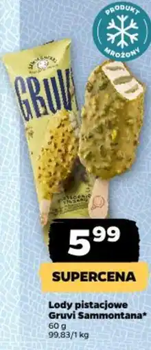 Netto Lody pistacjowe Gruvi Sammontana oferta