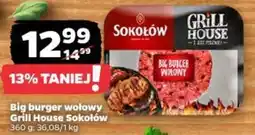 Netto Big burger wołowy Grill House Sokołów oferta
