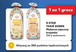 Kaufland Makaron jajeczny krajanka K-Stąd Takie Dobre oferta