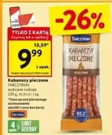 Intermarche Kabanosy pieczone wieprzowe Tarczyński oferta