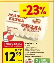 Intermarche Masło Osełka Górska Sobik oferta