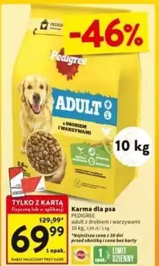 Intermarche Karma dla psa drób i warzywa Pedigree oferta