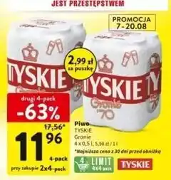 Intermarche Piwo Tyskie Gronie oferta