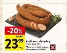 Intermarche Kiełbasa wieprzowo-cielęca Madej & Wróbel oferta