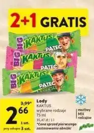 Intermarche Lód patec sensei Nestle Kaktus oferta