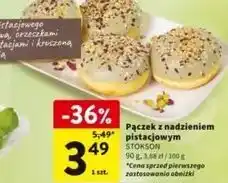 Intermarche Pączek pistacjowy Stokson oferta