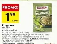 Intermarche Czubryca zielona Kotanyi oferta