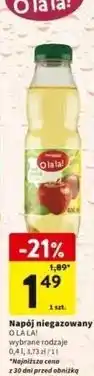 Intermarche Napój jabłko mięta O La La! oferta