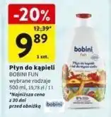 Intermarche Płyn do kąpieli i żel mycia ciała truskawka Bobini Fun oferta