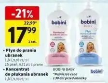 Intermarche Koncentrat do płukania ubranek niemowlęcych i dziecięcych Bobini Baby oferta