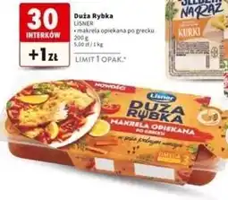Intermarche Makrela opiekana w sosie greckim Lisner Duża Rybka oferta