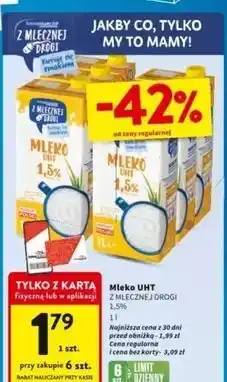 Intermarche Mleko 1.5 % Z Mlecznej Drogi oferta