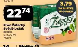 Netto Piwo Žatecký Světlý Ležák oferta
