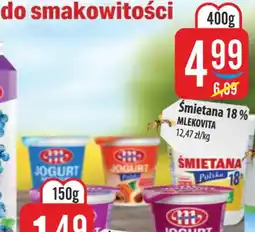 MOKPOL Śmietana 18% mlekovita oferta