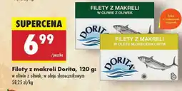 Biedronka Filety z makreli w oliwie z oliwek Dorita oferta