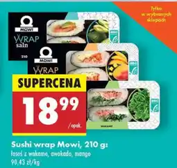 Biedronka Sushi wrap: łosoś z wakame Mowi oferta