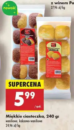 Biedronka Ciasteczka miękkie waniliowe Biedronka oferta