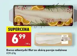 Biedronka Dorsz atlantycki filet ze skórą - porcja rodzinna Biedronka oferta