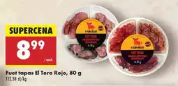 Biedronka Fuet tapas 80 g El Toro Rojo oferta
