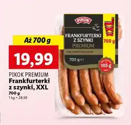 Lidl PIKOK PREMIUM Frankfurterki z szynki, XXL oferta