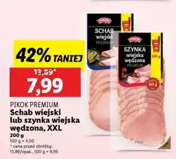 Lidl PIKOK PREMIUM Schab wiejski lub szynka wiejska wędzona, XXL oferta