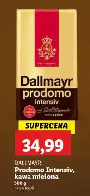 Lidl Dallmayr Prodomo Intensiv, kawa mielona oferta
