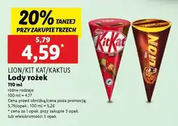 Lidl LION/KIT KAT/KAKTUS Lody rożek oferta