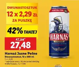 Lidl Harnaś Jasne Pełne oferta