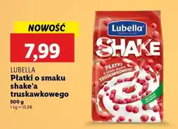 Lidl Lubella Płatki o smaku shake'a truskawkowego oferta
