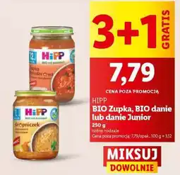 Lidl HIPP BIO Zupka, BIO Danie lub danie Junior oferta