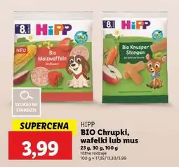 Lidl HIPP BIO Chrupki, wafelki lub mus oferta
