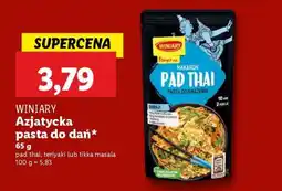 Lidl WINIARY Azjatycka pasta do dań oferta