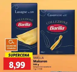 Lidl BARILLA Makaron oferta