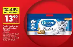 Biedronka Papier toaletowy komfort Queen oferta