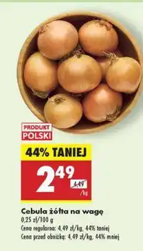 Biedronka Cebula żółta polska oferta