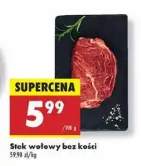 Biedronka Stek wołowy bez kości oferta
