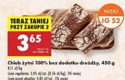 Biedronka Chleb żytni bez drożdży oferta