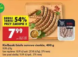 Biedronka Kiełbaski białe surowe Czas Na Grill oferta