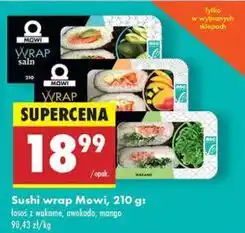 Biedronka Wrapy z łososiem mango Mowi oferta