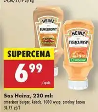 Biedronka Sos bacon burger Heinz oferta